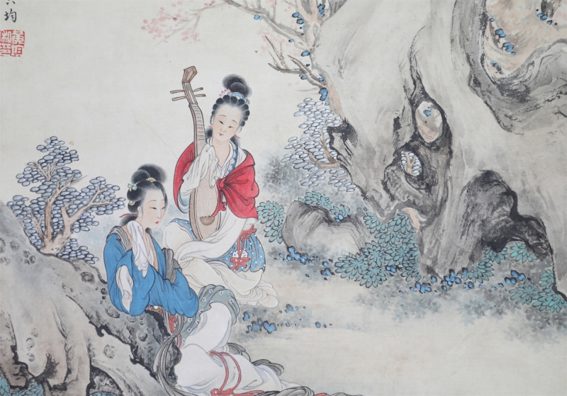 黃均 仕女圖 黄均《仕女图》|作品|北京洪地画廊北京画廊