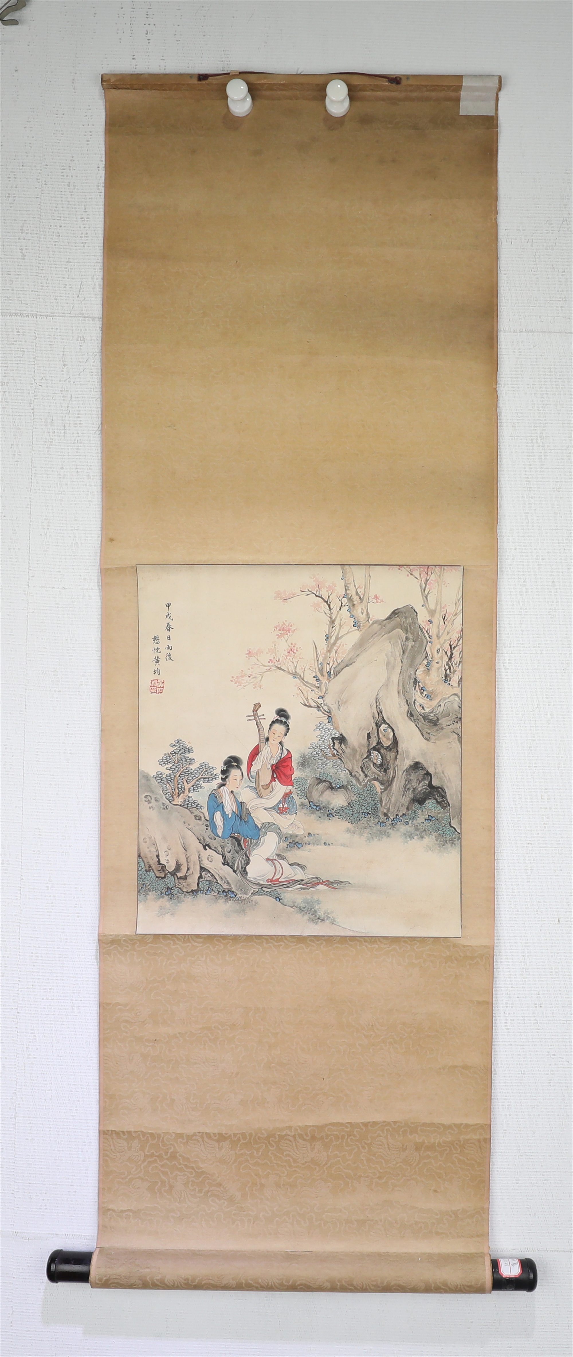 黃均 仕女圖 黄均工笔仕女绘画艺术作品| 书画艺术网